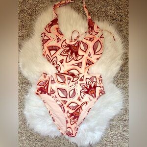 Aerie Floral One-Piece Swimsuit